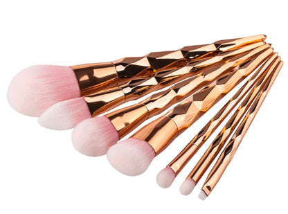 BVJ® 7 makeup brushes, makeup tools, diamond makeup brush foundation brush