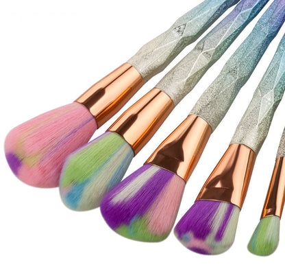 BVJ® 7 makeup brushes, makeup tools, diamond makeup brush foundation brush