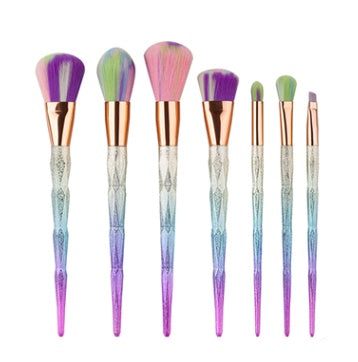 BVJ® 7 makeup brushes, makeup tools, diamond makeup brush foundation brush