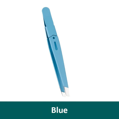 DOCTIA® Eyebrow Tweezer Colorful Hair Beauty Fine Hairs Puller Stainless Steel Slanted Eye Brow Clips Removal Makeup Tools