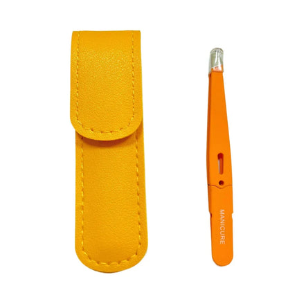 DOCTIA® Eyebrow Tweezer Colorful Hair Beauty Fine Hairs Puller Stainless Steel Slanted Eye Brow Clips Removal Makeup Tools